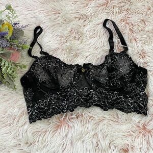 Daisy Fuentes Black Lace Bra